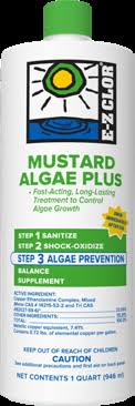 EZ-CLOR 1 qt Mustard Algae Plus