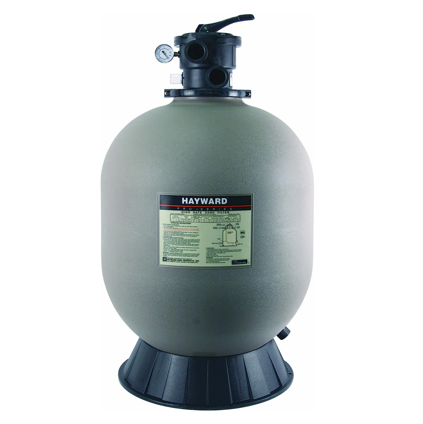 Hayward 24" Pro Series Top Mount Sand Filter with 1.5" Valve